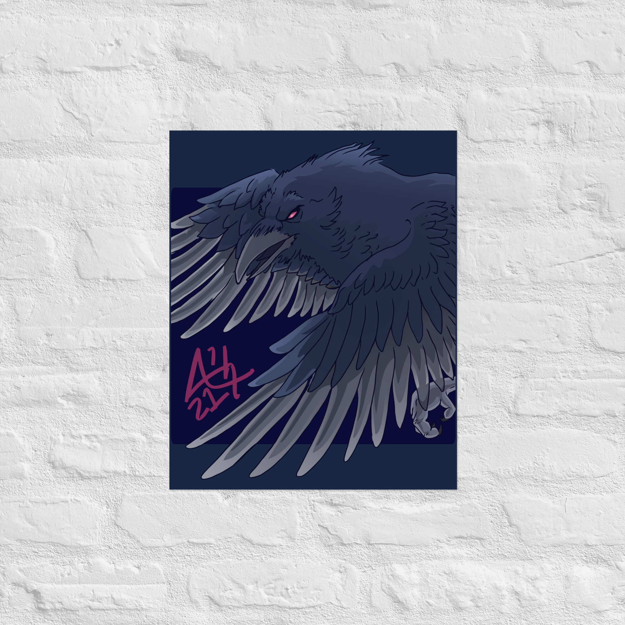 Poster "Flying raven" - Image 11