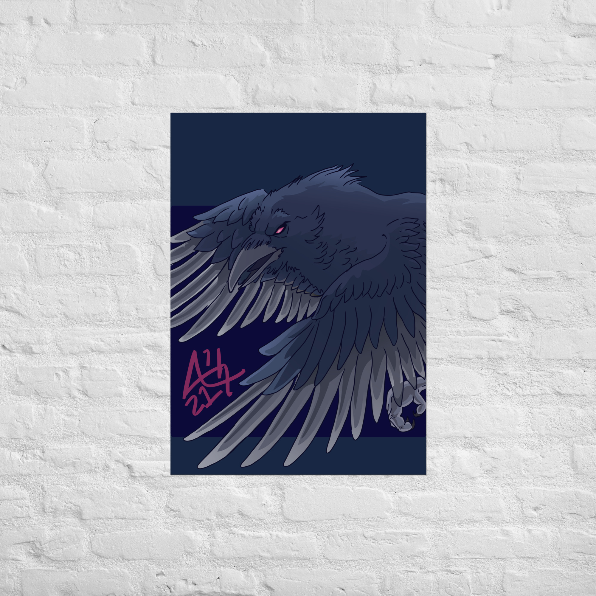 Poster "Flying raven" - Image 2