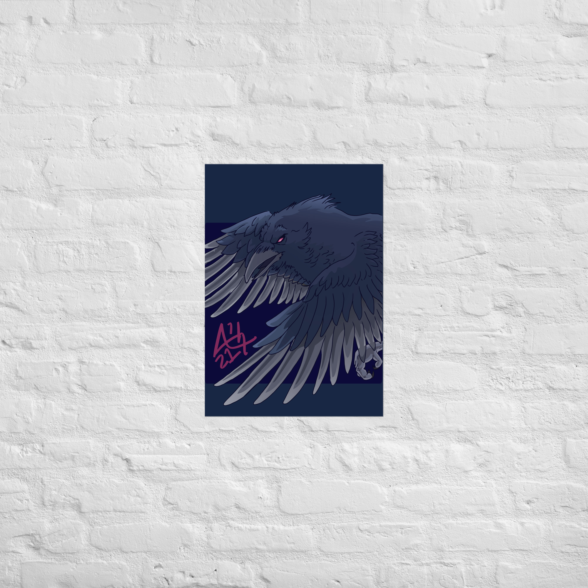 Poster "Flying raven" - Image 3