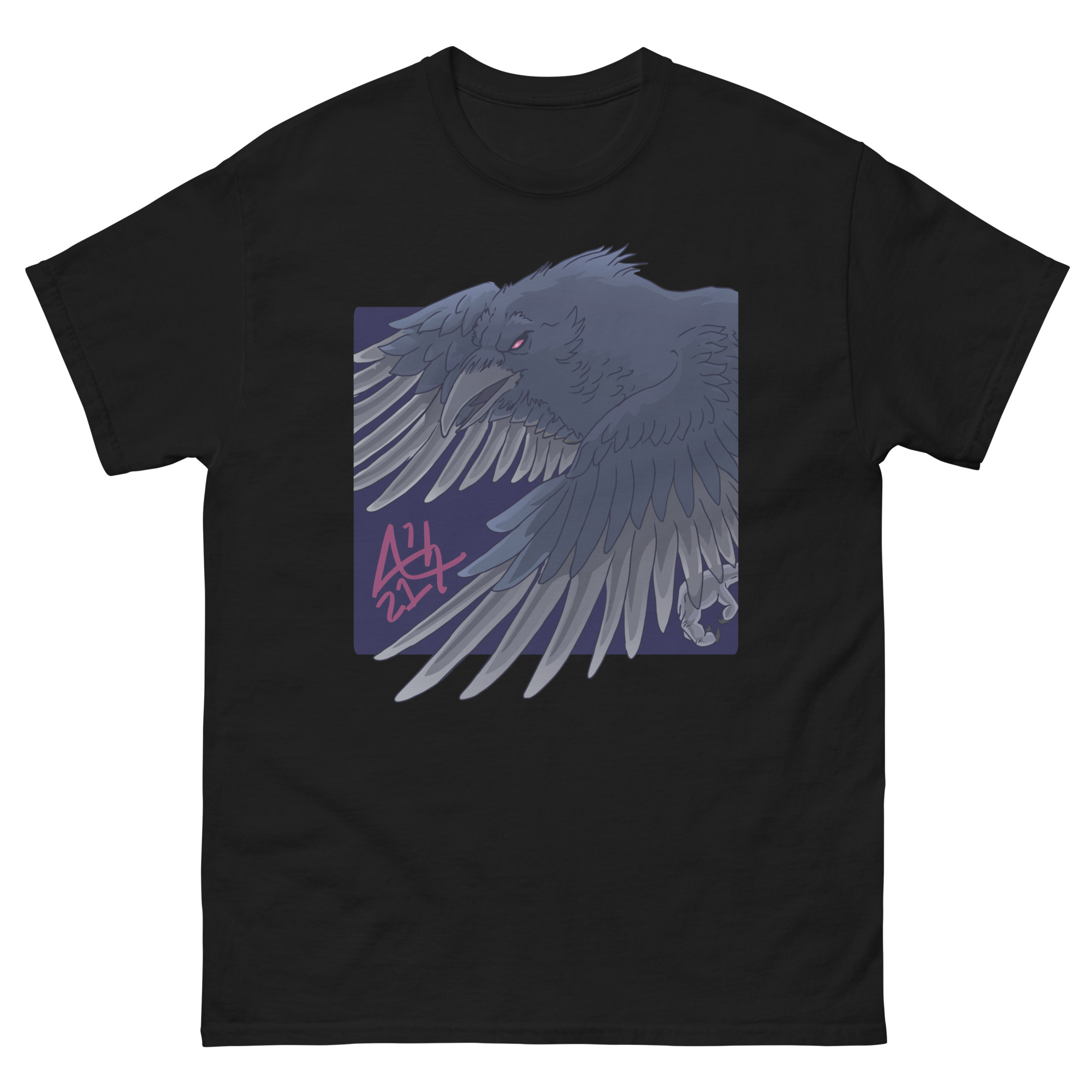 Unisex classic tee "Flying raven" - Image 2