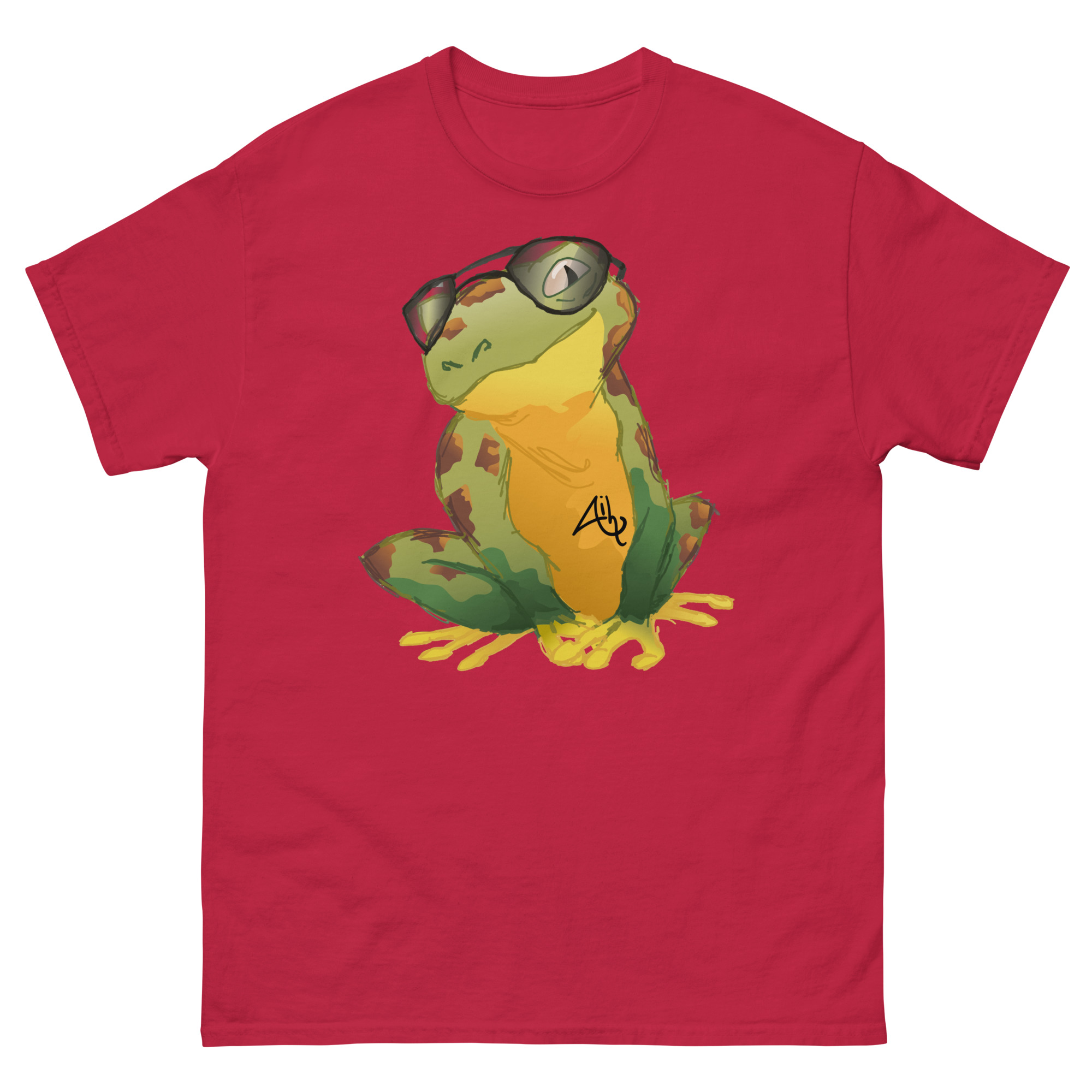 Unisex classic tee "Green frog" - Image 4