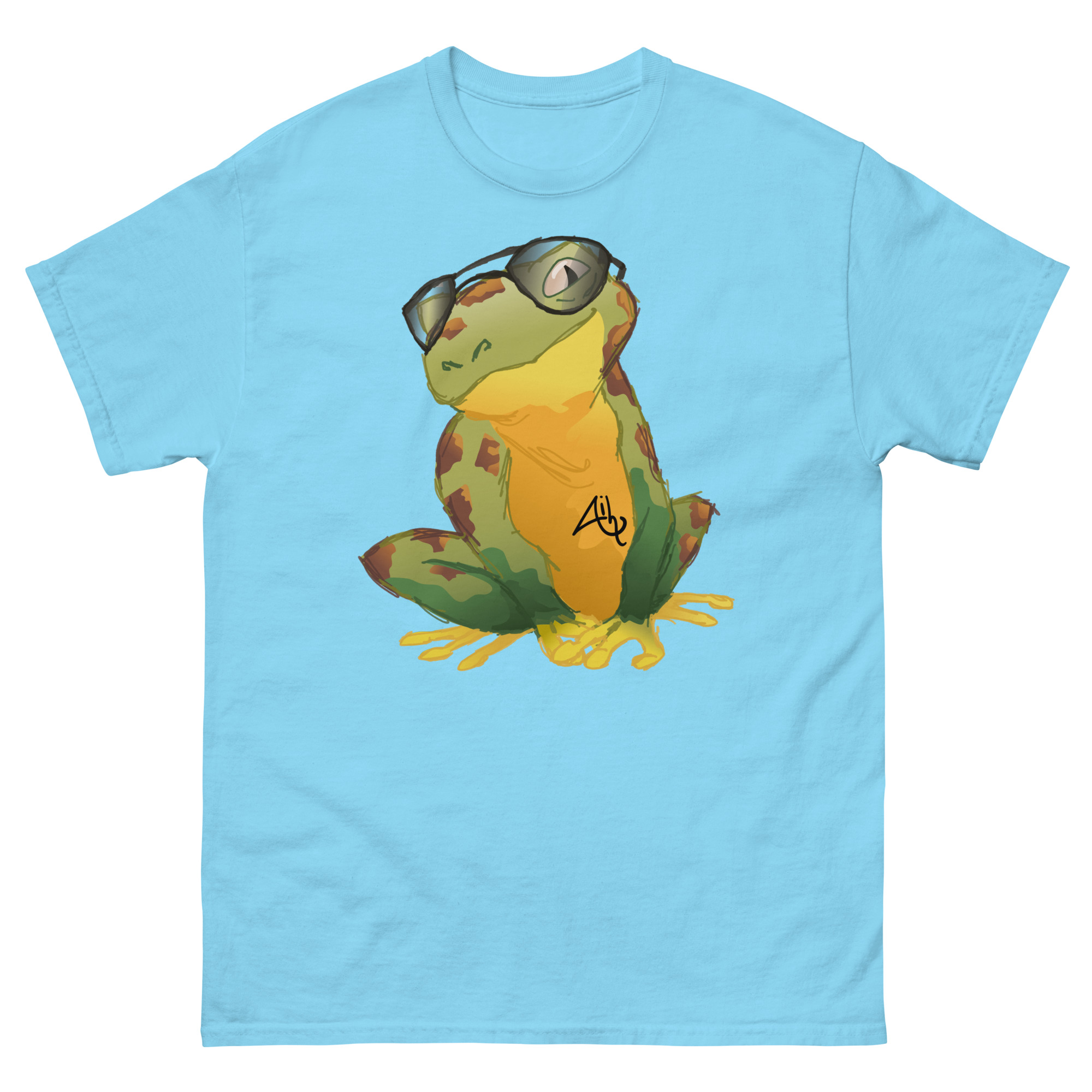 Unisex classic tee "Green frog" - Image 8